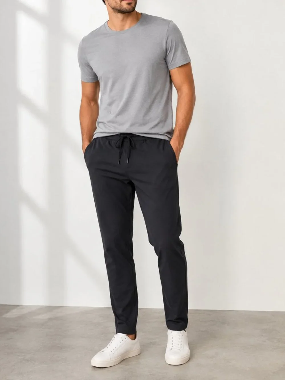 Lululemon Men's XL Blue Technical Athletic Pants Drawstring Stretch Performance